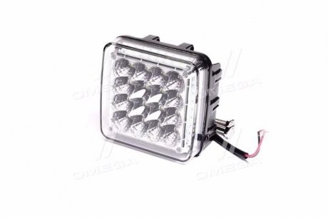 Фара LED квадр. 48W, 52 лампы, 110*107*61мм, 7500Lm гибридный луч, 12/24V, 6000K (LITLEDA, JUBAN JUBANA 453701085