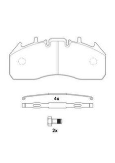 Дискові гальмівні колодки Jurid 2917409560