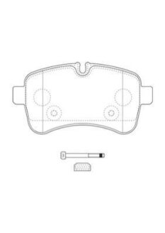 Дискові гальмівні колодки Jurid 2923209560
