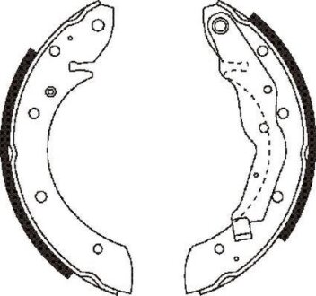 Гальмівні колодки Jurid 362340J