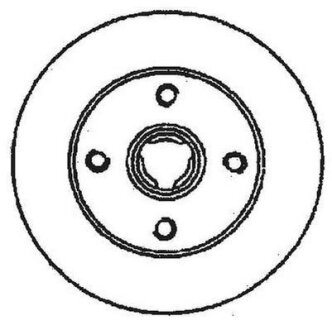 Диск гальмівний (комп. 2шт.) Jurid 561460JC