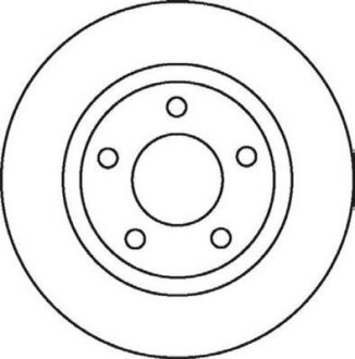 Диск гальмівний (комп. 2шт.) Jurid 562060JC