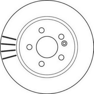 Диск гальмівний (комп. 2шт.) Jurid 562099JC