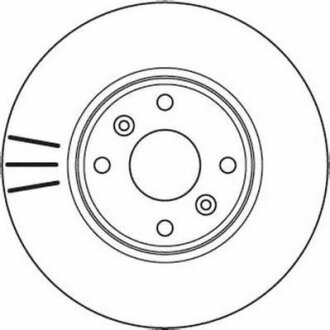 Диск гальмівний (комп. 2шт.) Jurid 562103JC