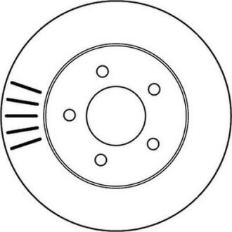 Диск гальмівний (комп. 2шт.) Jurid 562137JC