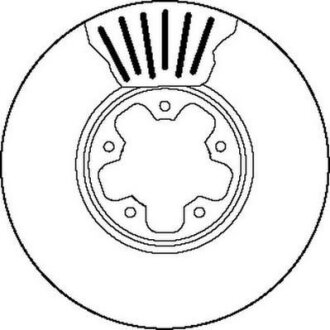 Диск гальмівний (комп. 2шт.) Jurid 562141JC