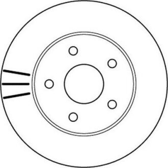 Диск гальмівний (комп. 2шт.) Jurid 562147JC
