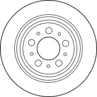 Диск гальмівний (комп. 2шт.) Jurid 562174JC