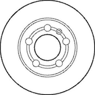 Диск гальмівний (комп. 2шт.) Jurid 562177JC