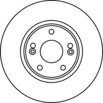Диск гальмівний (комп. 2шт.) Jurid 562182JC