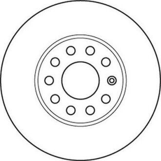 Диск гальмівний (комп. 2шт.) Jurid 562235JC