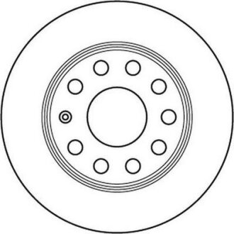 Диск гальмівний (комп. 2шт.) Jurid 562236JC