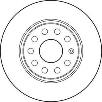 Диск гальмівний (комп. 2шт.) Jurid 562237JC