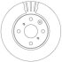 Диск гальмівний (комп. 2шт.) Jurid 562311JC (фото 1)