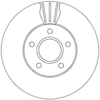 Диск гальмівний (комп. 2шт.) Jurid 562364JC