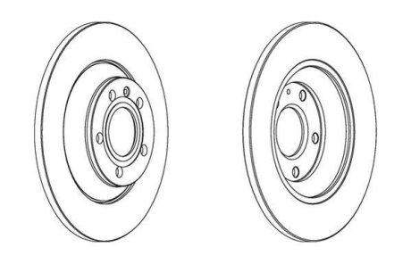 Диск гальмівний (комп. 2шт.) Jurid 562504JC