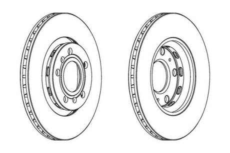 Диск гальмівний (комп. 2шт.) Jurid 562514JC