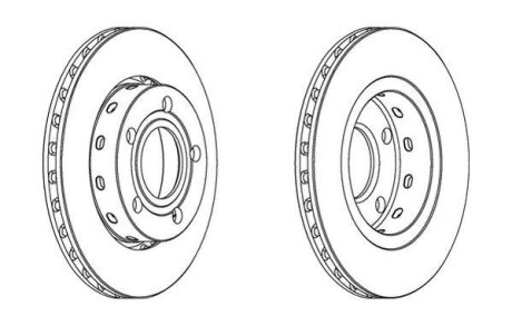 Диск гальмівний (комп. 2шт.) Jurid 562516JC