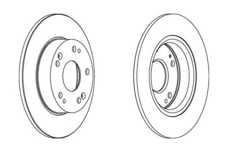 Диск гальмівний (комп. 2шт.) Jurid 562544JC