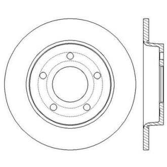 Диск гальмівний (комп. 2шт.) Jurid 562560JC