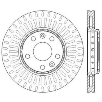 Диск гальмівний (комп. 2шт.) Jurid 562595JC