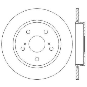 Диск гальмівний (комп. 2шт.) Jurid 562599JC