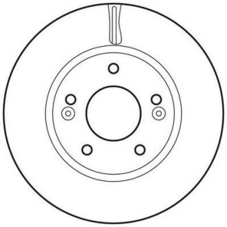 Диск гальмівний (комп. 2шт.) Jurid 562625JC