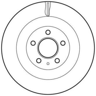 Диск гальмівний (комп. 2шт.) Jurid 562645JC