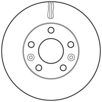 Диск гальмівний (комп. 2шт.) Jurid 562658JC
