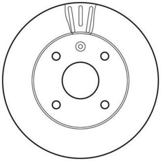 Диск гальмівний (комп. 2шт.) Jurid 562662JC