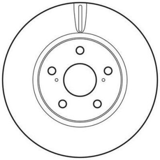 Диск гальмівний (комп. 2шт.) Jurid 562689JC