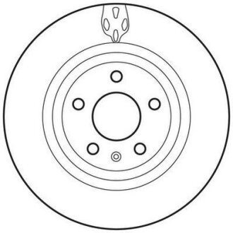 Диск гальмівний (комп. 2шт.) Jurid 562706JC (фото 1)