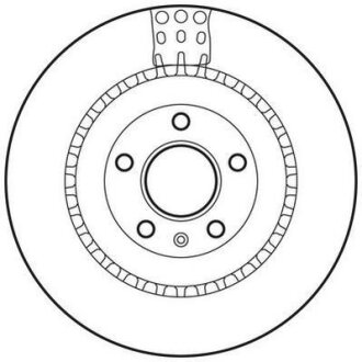 Диск гальмівний Jurid 562735JC (фото 1)