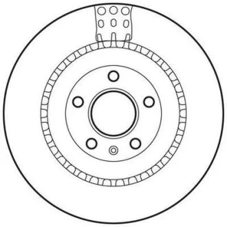 Диск гальмівний (вир-во) Jurid 562735JC