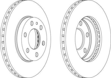 Гальмівні диски Jurid 569165J