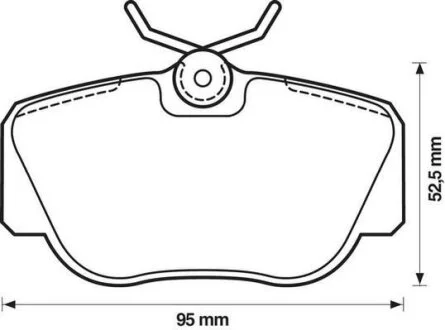 Колодки дискового гальма (вир-во) Jurid 571353J