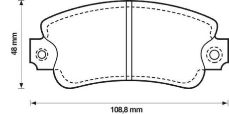 Колодки дискового гальма (вир-во) Jurid 571464J