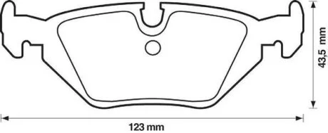 Колодки дискового гальма (вир-во) Jurid 571527J