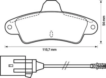 Колодки дискового гальма (вир-во) Jurid 571755J