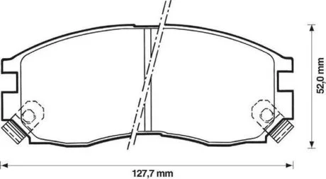 Колодки дискового гальма (вир-во) Jurid 572381J