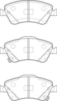 Колодки дискового гальма Jurid 572524JC