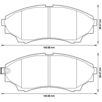 Колодки дискового гальма Jurid 572572J