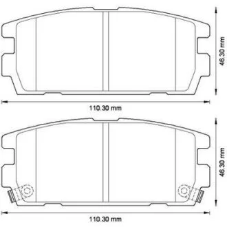 Колодки дискового гальма (вир-во) Jurid 572581J