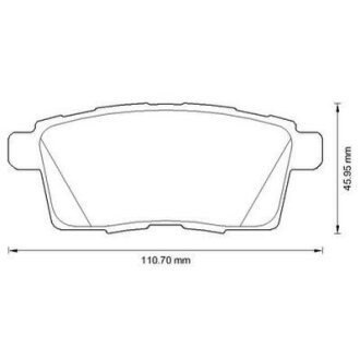 Колодки дискового гальма Jurid 572644J