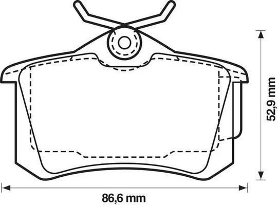 Колодки дискового гальма (вир-во) Jurid 573005J (фото 1)