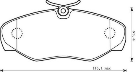 Колодки дискового гальма Jurid 573058J