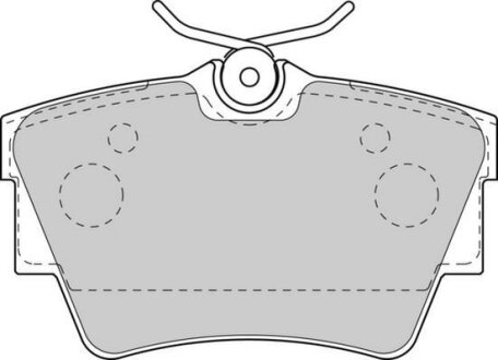 Колодки дискового гальма Jurid 573059J