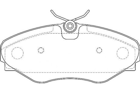 Колодки дискового гальма Jurid 573099J