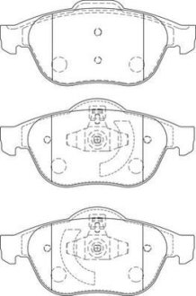 Колодки дискового гальма Jurid 573245J