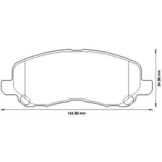 Колодки дискового гальма Jurid 573278J